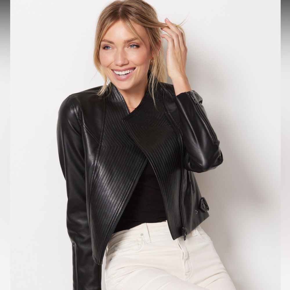 Blank NYC Eye Catching Jacket Leather Jacket - XS